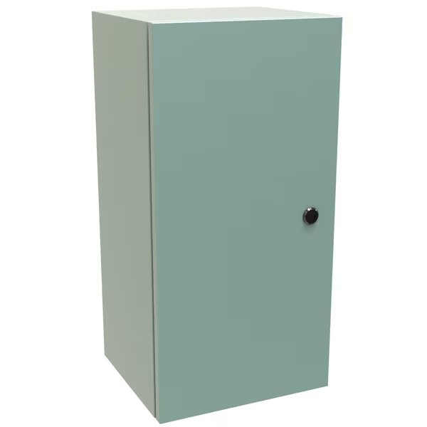 Steel Enclosure, 24 in H, 12 in W, 10 in D, NEMA 4, Hinged, Hammond, Mfr#: EN4SD241210GY